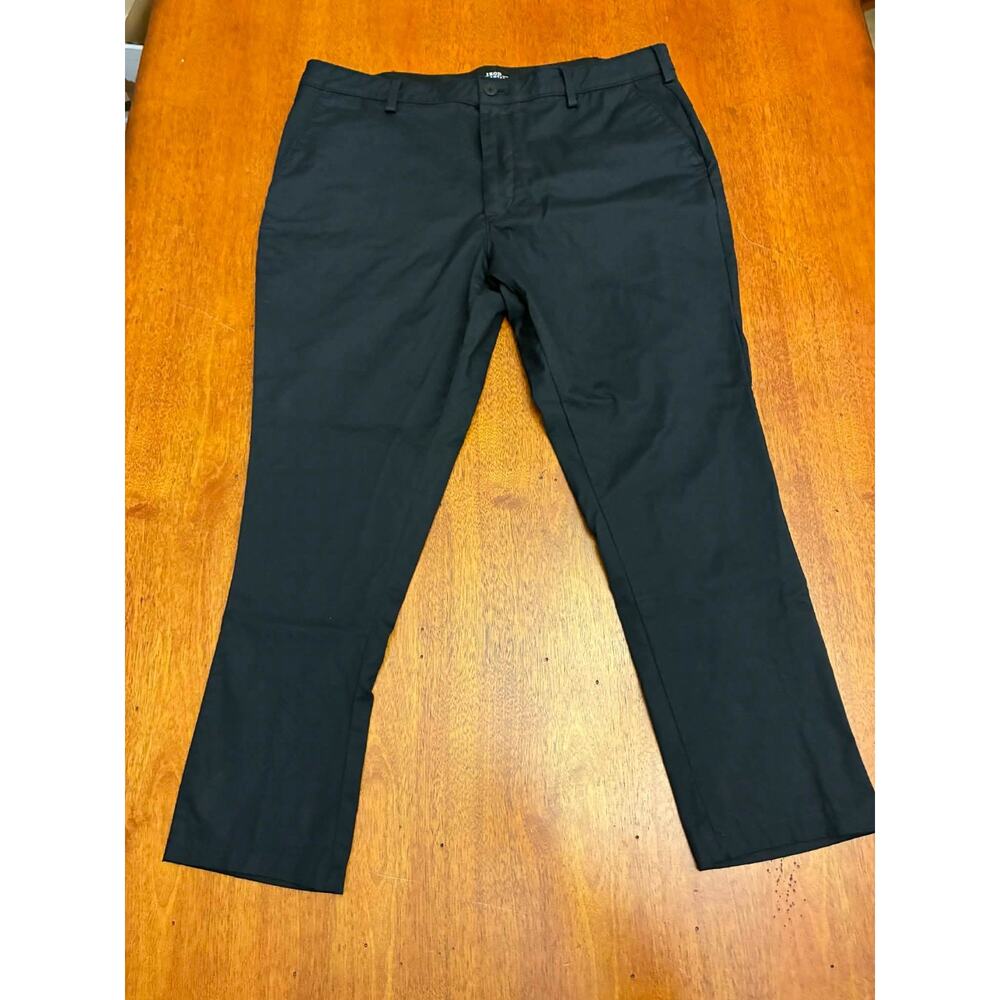 IZOD Advantage Performance Pants Mens 36x34 Black Straight Fit Stretch Golf
